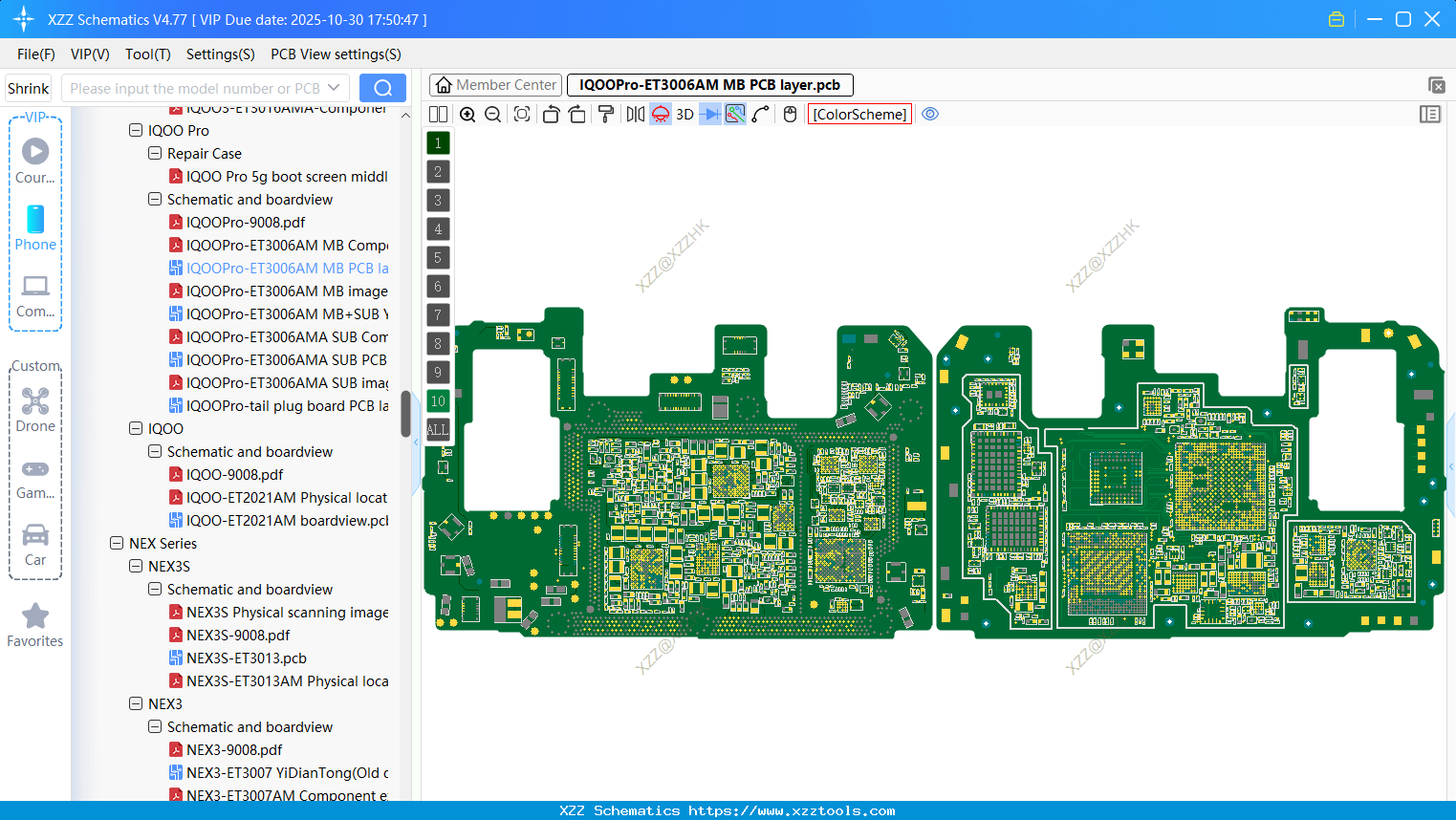 VIVO IQOOPro-ET3006AM MB PCB Layer